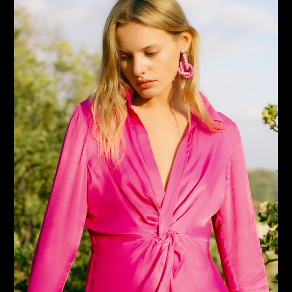 Zara Satin Dress - Picture 1 of 2